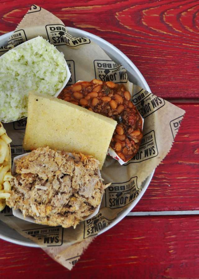 Sam Jones BBQ Food